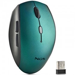 RATON NGS BEE BLUE ERGONOMICO WIRELESS SILENT BLUE