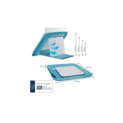 SOPORTE LEITZ SOBREMESA PARA TABLET ERGONOMICO 13-17 BLUE