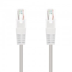 CABLE DE RED CAT.6 UTP FLEX 2M NANOCABLE WHITE