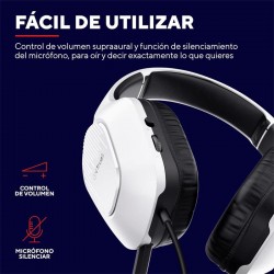 AURICULARES + MICROFONO TRUST GAMING GXT 415PS ZIROX MULTI HEADSET WHITE